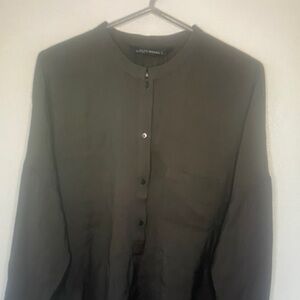 Zara Button Down Blouse